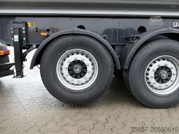 MEILLER 3-achs Stahlm. mit E-Verdeck u. hydr. Heckklappe