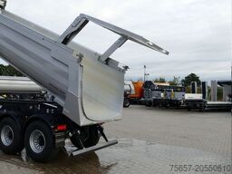 MEILLER 3-achs Stahlm. mit E-Verdeck u. hydr. Heckklappe