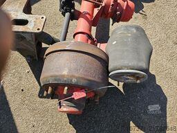 SMB TRAILER AXLE SINGLE TIRE DRUM. MISSING ONE HUBE.