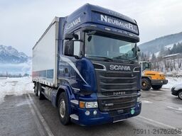 Scania R450 6x2 Pritsche/Plane, Ladebordwand