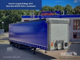 Atvērta puspiekabe ar tentu Schmitz Cargobull Curtainsider Mega