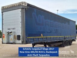 Atvērta puspiekabe ar tentu Schmitz Cargobull Curtainsider Mega