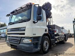 DAF CF 75.310 6X2 HOOKIFT + CRANE COPMA C1930/4 + J...