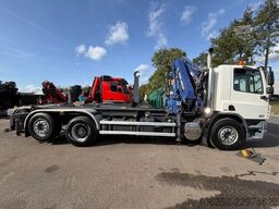 DAF CF 75.310 6X2 HOOKIFT + CRANE COPMA C1930/4 + J...