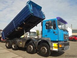 MAN 41-414 MEILLER KIPPER 8X4,MANUAL POMP