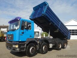 MAN 41-414 MEILLER KIPPER 8X4,MANUAL POMP