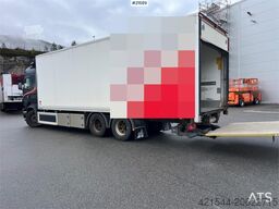 Scania R500 6x2 box truck w/ 2 temp refrigerator/freezer