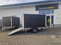 Variant schwarzer Kofferanhänger mit Rampe