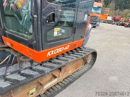 KUBOTA KX 080-4 Schnellwechsler 3xLöffel