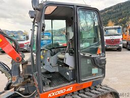 KUBOTA KX 080-4 Schnellwechsler 3xLöffel