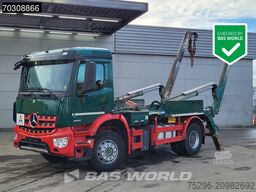 Mercedes Arocs 1833 4X2 Meiller Ak 12 LT skiploader Stee...