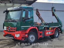 Mercedes Arocs 1833 4X2 Meiller Ak 12 LT skiploader Stee...