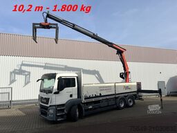 MAN TGS 26.400 6x2-4 LL TGS 26.400 6x2-4 LL, Navi, Lenk-/Liftachse, Heckkran Palfinger PK20001-K B, Funk