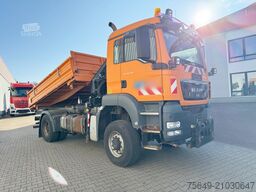 MAN TGS 18.320 4x4 BL TGS 18.320 4x4 BL, Kran, Winterdienstausttattung, Wechselsystem, HMF 1035-K2, Funk