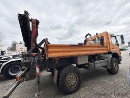 Mercedes-Benz Atego 1023 A 4x4 mit Unfallschaden! Atego 1023 A 4x4, Einzelbereifung, Heckkran Palfinger PK4501-B, Funk, UNFALLSCHADEN!
