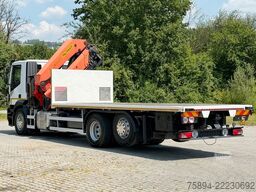 IVECO Stralis 460 PRITSCHE 6,65m +KRAN +FUNK