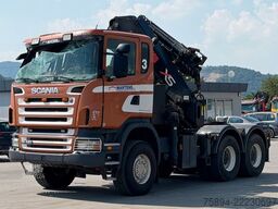 SCANIA R 420*Sattelzugmaschine + KRAN/FUNK * 6x6