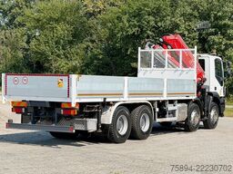 IVECO TRAKKER 450*PRITSCHE 7,60*KRAN/FUNK*8x4