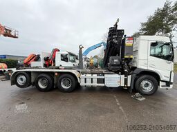 Volvo FM 500 8X4 TRIDEM HOOKLIFT + (25m!) CRANE HIAB ...