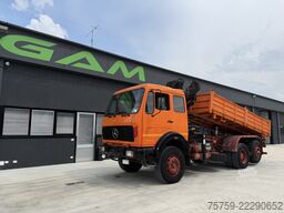 Mercedes-Benz SK1919 Kipper mit Kran HIAB Hidrocom 140