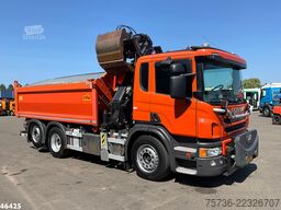 Scania P 320 HMF 14 Tonmeter Z-kraan Just  227.472 km!