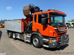 Scania P 320 HMF 14 Tonmeter Z-kraan Just  227.472 km!