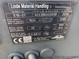 Linde Linde E16-01 Duplexmast, Seitenschieber