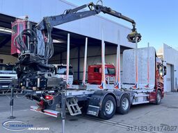 Scania R650 V8 NGS 6x4, Retarder, Jonsered Houtkraan