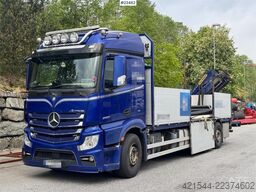 Mercedes-Benz Actros 2553 6x2 crane truck with 19 tm Palfinger c