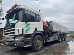 Scania P124 Tridem Hooklift & Crane Truck – Hooklift Cont