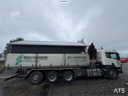Scania P124 Tridem Hooklift & Crane Truck – Hooklift Cont