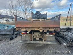 Scania P93H crane truck with 14 t/m crane and Laxo attach