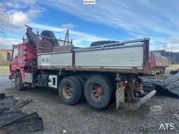 Scania P93H crane truck with 14 t/m crane and Laxo attach