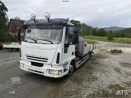 Iveco 75E18 crane truck with Hiab 055XS D3 crane for sal