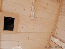 6FT Sauna Container Holzsauna Saunacontainer Holz Sauna