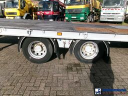 King 2-axle platform drawbar trailer 14t + ramps