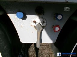 King 2-axle platform drawbar trailer 14t + ramps