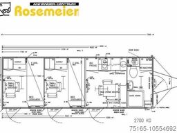 Rosemeier EW TA-NO Mannschaftswagen 737 Toilettenanhänger