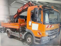 MERCEDES-BENZ Atego 922 3 Seitenkipper Atlas 65.2 Funk/Fern