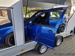 Debon Car go Roadster 1000 Fahrzeugtransport Anhänger 100km/H Pullman Fahrwerk