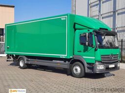MERCEDES-BENZ 1524 L Koffer 7,35 m mit Tür + LBW 2t
