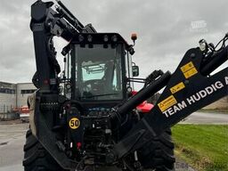 Huddig 1260C Backhoe w/ Palfinger crane, Lift, rototilt a