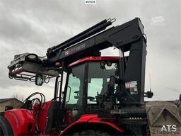 Huddig 1260C Backhoe w/ Palfinger crane, Lift, rototilt a