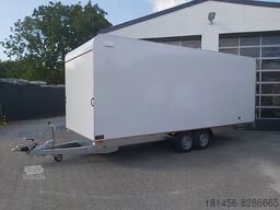 trailershop 600x220X210cm 3500kg Sandwichkoffer aero Hecktüren Zurrsystem 100kmH