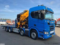 Scania R 540 Euro 6 Effer 100 Tonmeter laadkraan + Fly...