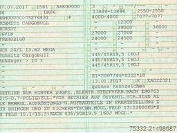 Schmitz Cargobull 3 achs Mega Hubbdach 445 Portal UNFALL