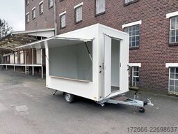 Andere VK 15352023 | WEISS | GASTÜR 350X200X230CM 1500KG VERKAUFSANHÄNGER
