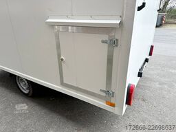 Andere VK 15352023 | WEISS | GASTÜR 350X200X230CM 1500KG VERKAUFSANHÄNGER