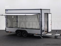 Blyss HB20421HT | PREMIUM AERO | GRAU 420X200X230CM 2000KG VERKAUFSANHÄNGER