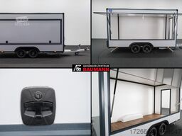 Blyss HB20421HT | PREMIUM AERO | GRAU 420X200X230CM 2000KG VERKAUFSANHÄNGER